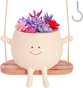 Swing Face Hanging Planter Pot by Unknown