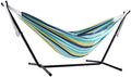 Vivere Double Cotton Combo Outdoor Backyard Patio Hammock by Vivere
