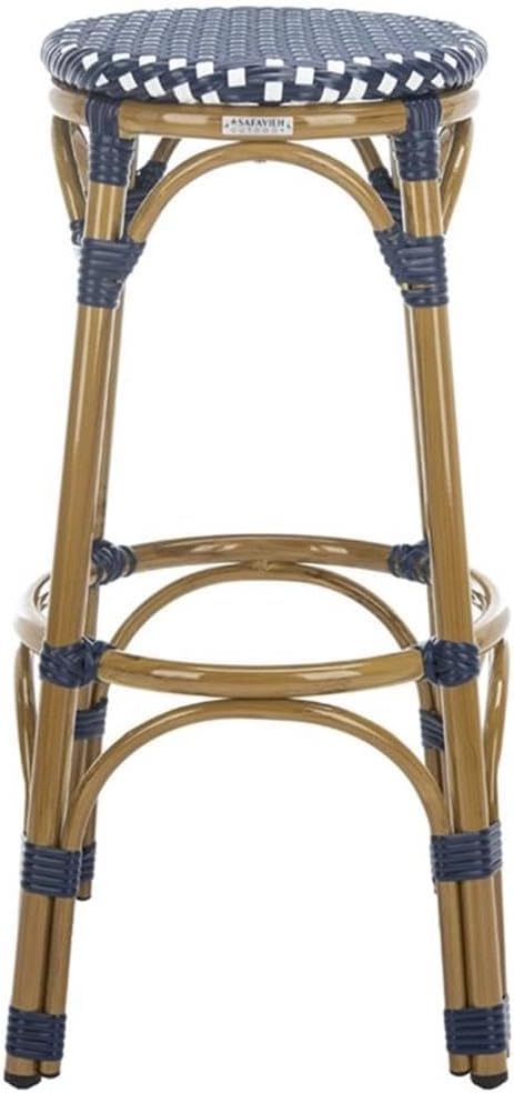 Safavieh Outdoor Collection Kipnuk Navy and White and Light Brown - Image 4