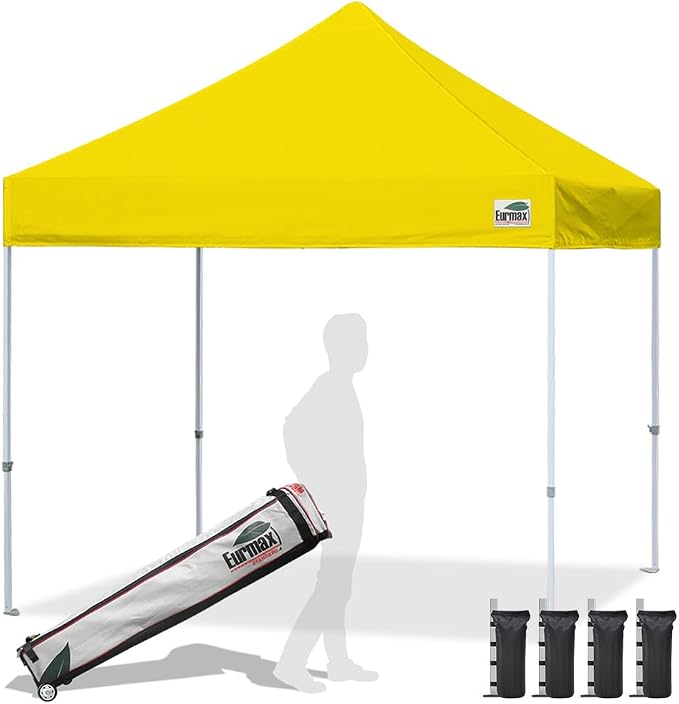 Eurmax USA Standard 10x10ft Patio Pop Up Canopy Tent by Eurmax