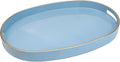 Spsyrine Blue Plastic Serving Tray by Spsyrine
