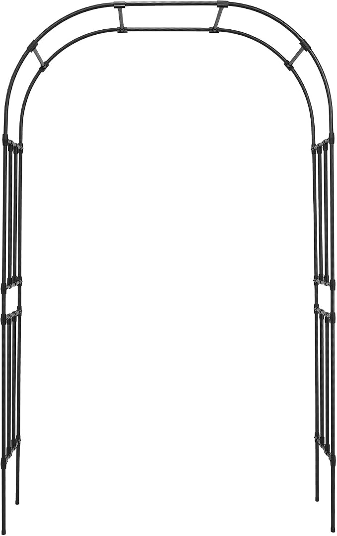 VEVOR Garden Arbor, 94.5 x 59 x 15.8 in Metal Archway, Sturdy Outdoor Trellis - Image 9
