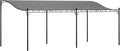 Outsunny 10' x 20' Outdoor Pergola Canopy, Wall-Mounted Metal Patio Canopy by Outsunny
