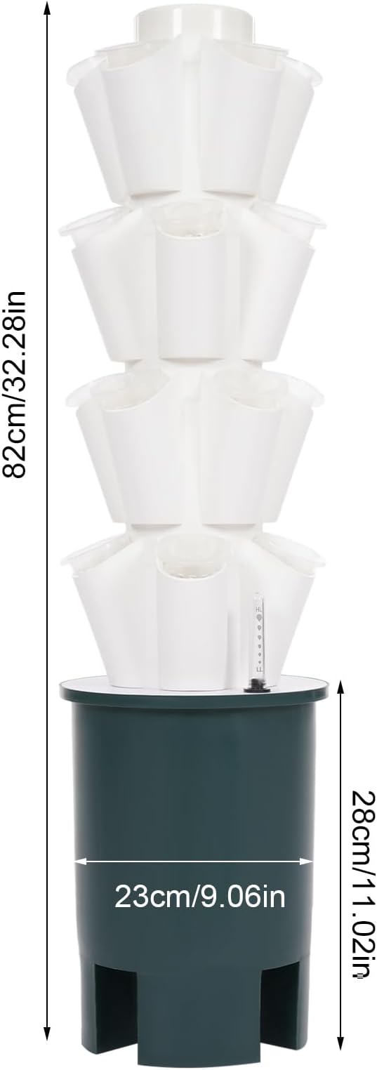 Hydroponic Growing System Indoor, 20-Hole Vertical Garden Planter Germination - Image 2