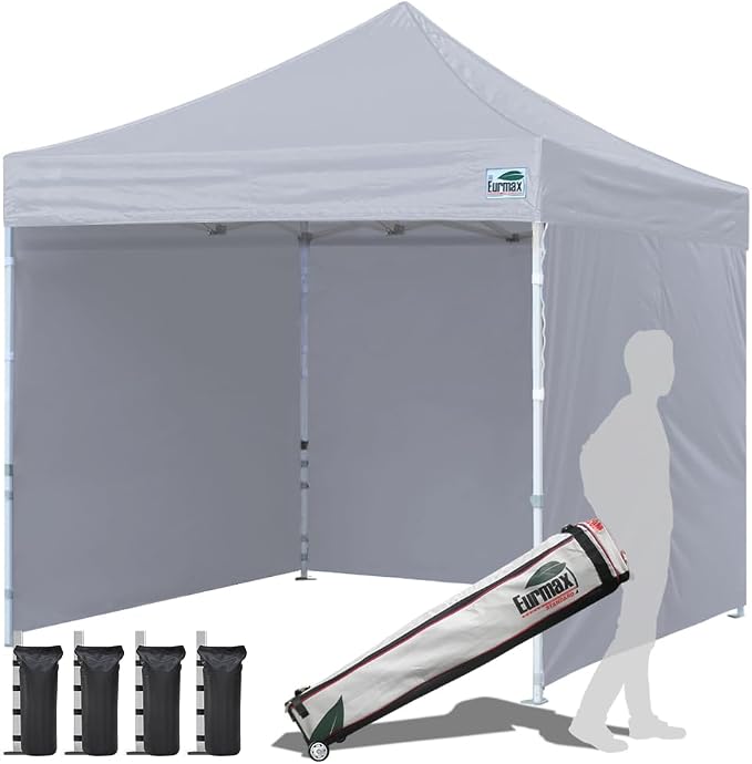 Eurmax USA 10'x10' Pop-up Canopy Tent Commercial Instant Canopies by Eurmax