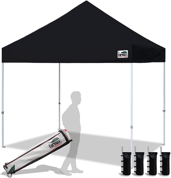 Eurmax USA 8'x8' Pop Up Canopy Tent Commercial Instant Canopies by Eurmax
