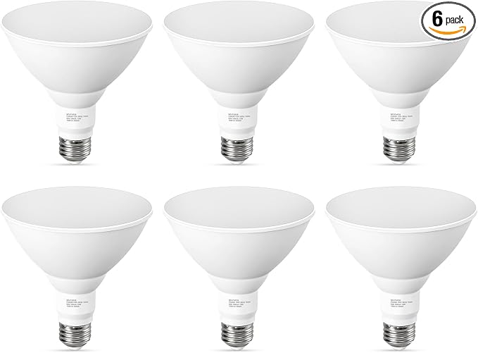 LED Flood Light Bulbs, PAR38 Outdoor Flood Light Bulb 5000K, 13W 100W Equivalent by GvvooHome