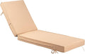 Outdoor Chaise Lounge Cushion, 4 Inch Thick Waterproof Fade Resistant Patio by SXIORMHJ