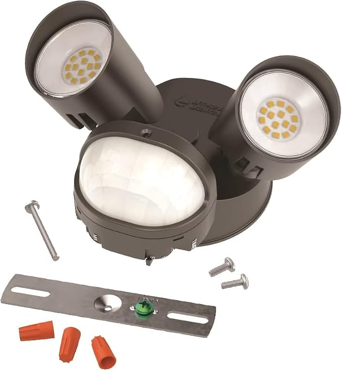 Lithonia Lighting HomeGuard 2-Light LED Outdoor Flood Lights, Motion Sensor - Image 7