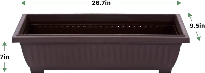 KHOMO GEAR Vertical Garden Planter Balcony Garden Outdoor 4 Tier Raised Bed Box - Image 3