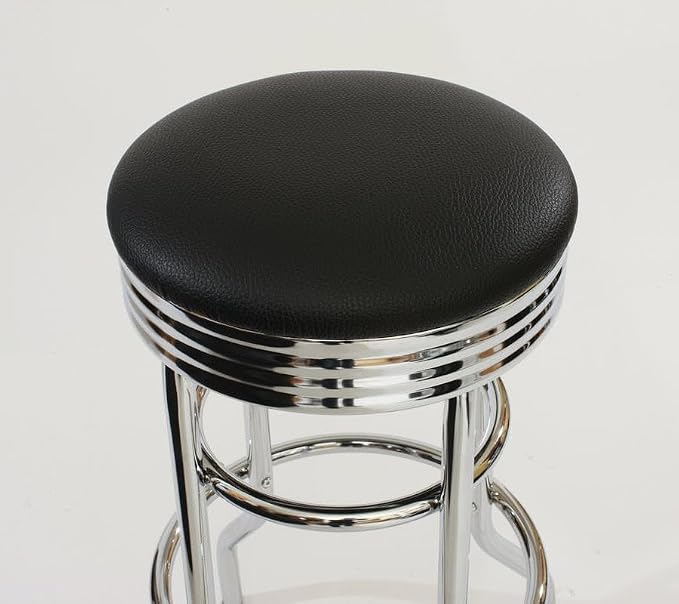 TRINITY Heavy Duty 30-Inch Backless Swivel Bar Stool - Image 11
