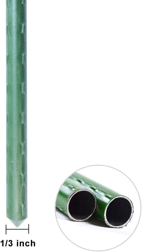 WAENLIR Garden Stakes 30 inch 2.5ft Sturdy Tomato Stakes, Plant Stakes - Image 2