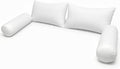 Twin Size Bolster & Back Pillow Inserts Replacement Set by Unknown