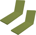 Outdoor Chaise Lounge Cushions for Patio, Waterproof Replacement Seat Pads for by Iheqard