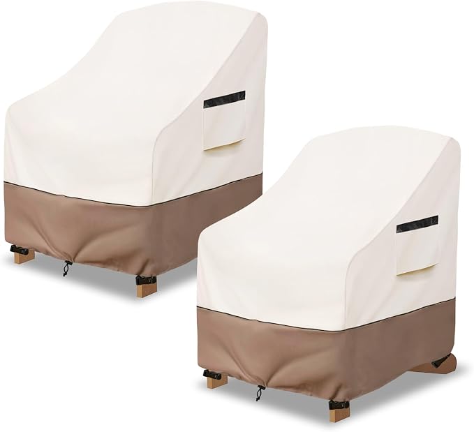 Adirondack Chair Covers Waterproof Heavy Duty Patio Furniture Covers, 30W x 33D by SoloToo