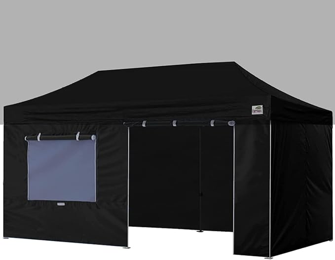 Eurmax USA Full Zippered Walls for 10 x 20 Easy Pop Up Canopy Tent, Enclosure by Eurmax