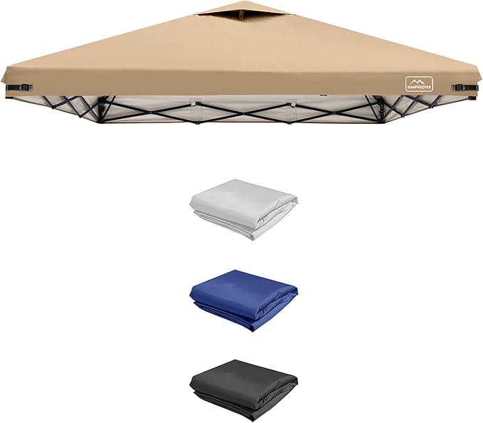 KAMPKEEPER Replacement Top Pop Up Canopy Tent Cover Roof by KAMPKEEPER