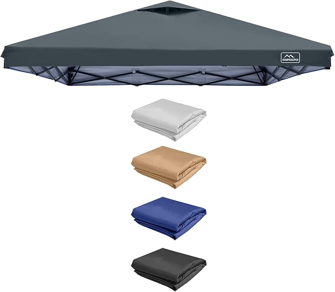 KAMPKEEPER Replacement Top Pop Up Canopy Tent Cover Roof by KAMPKEEPER
