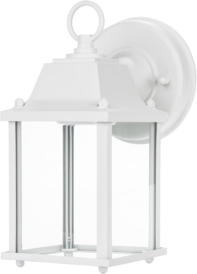 LIT-PaTH Outdoor LED Wall Lantern, Wall Sconce as Porch Light, 9.5W 800 Lumen by LIT-PaTH