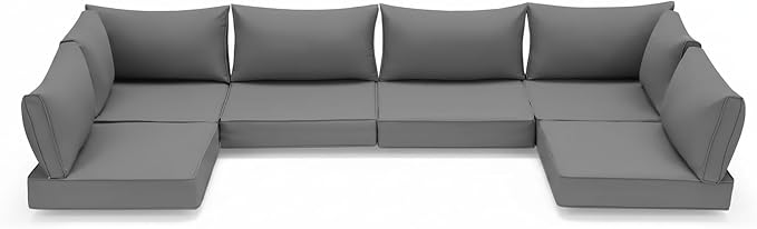 HOMREST 4" Thick Outdoor Replacement Cushions, Water-Resistant Patio Seat - Image 9