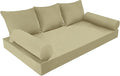 Twin Size Porch Swing Bed Mattress Cushion Cover Set, Waterproof Outdoor Daybed by Sqodok