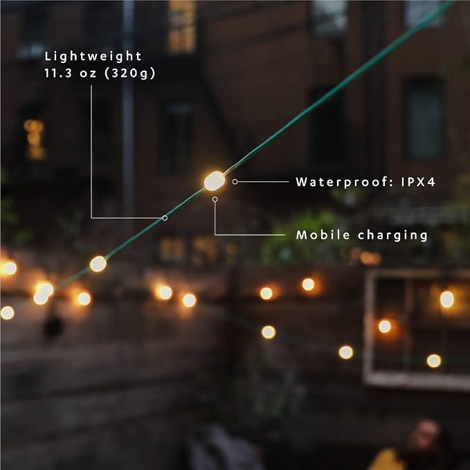 MPOWERD Luci Solar String Lights: Rechargeable via Solar and USB, Power Bank - Image 7