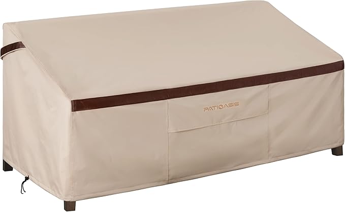 Patio Loveseat Cover Waterproof 3 Seater Outdoor Deep Sofa Covers 79inch x by PATIOASIS