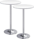 Furmax Bistro Pub Table Round Bar Height Cocktail Table by Furmax
