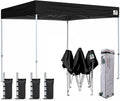 Eurmax USA 8'x8' Flat Top Pop Up Canopy Tent Commercial Instant Canopies by Eurmax