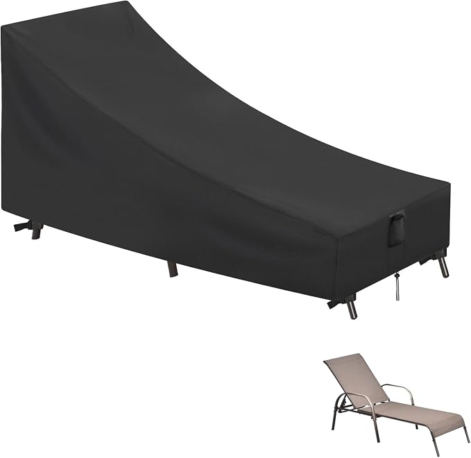 Outdoor Chaise Lounge Cover, Waterproof Lounge Chair Covers by Hiticover