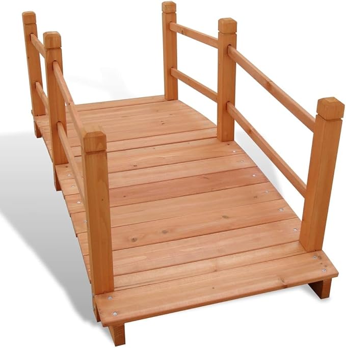Wooden Garden Bridge, Garden Backyard Bridge Decoration, Wooden Bridge - Image 3