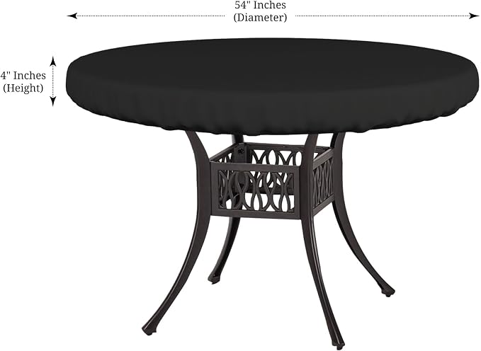 Covers & All Round Table Top Cover, 12 Oz Waterproof UV & Weather Resistant - Image 2