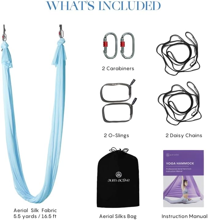 Aerial Silk Yoga Hammock & Swing - Image 2