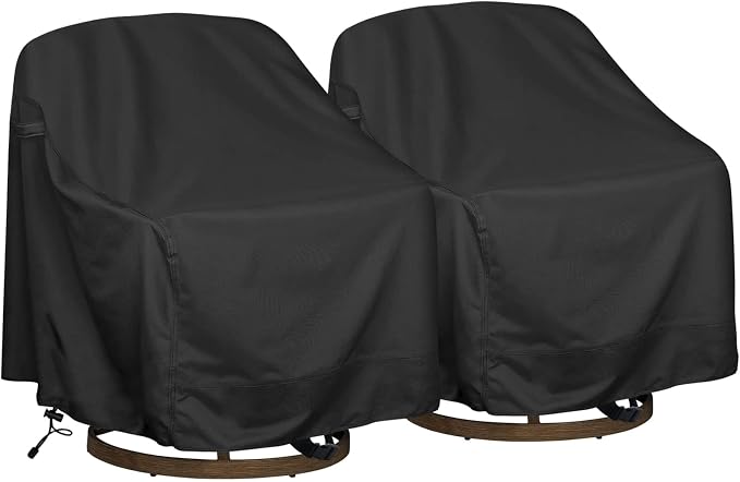 Outdoor Swivel Lounge Chair Cover, Fits to Lawn Patio Chairs, 420D by HI%C2%B7%C2%B7%C2%B7YOURCOVER