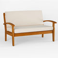Idzo Laurent 700lbs Capacity Acacia Outdoor Loveseat, FSC Certified 2 Seater by Idzo