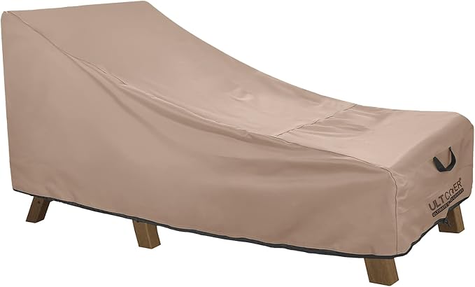 ULTCOVER Waterproof Patio Lounge Chair Cover Heavy Duty Outdoor Chaise Lounge by ULTCOVER