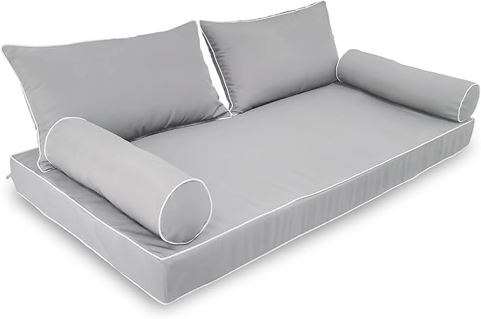 Outdoor Daybed Cushion Cover Twin, Twin Size Outdoor Daybed Mattress Bolster by Unknown