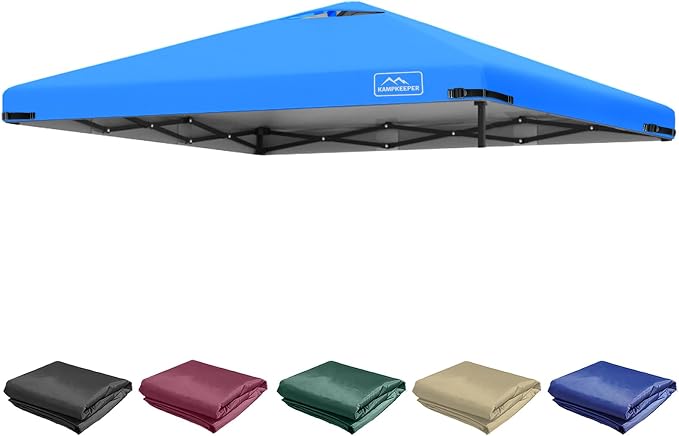 KAMPKEEPER Replacement Top Pop Up Canopy Tent Cover Roof by KAMPKEEPER