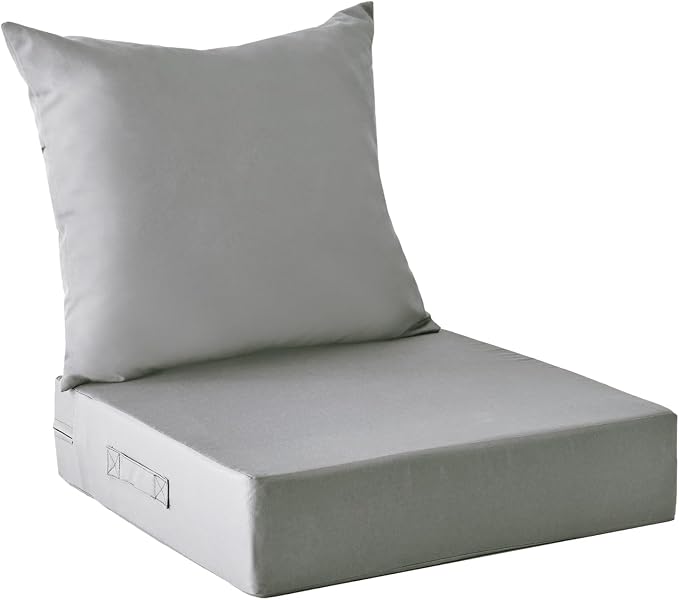 Outdoor Cushions for Patio Furniture, Outdoor Seat Cushion Set 24 x 24 x 4 Inch by IPYNBAP