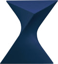 LeisureMod 15.75" Navy Blue Stackable Side Table by LeisureMod