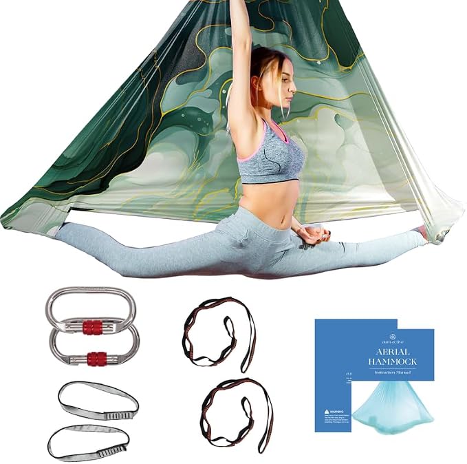 Aerial Silk Yoga Hammock & Swing by AumActive