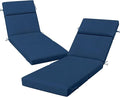 Outdoor Chaise Lounge Cushion 72" x 21" x 3", 4-Section Folding Patio Lounge by VOGVOG