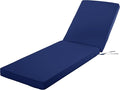 Chaise Lounge Cushion for Outdoor Furniture, Waterproof Fade and Tear Resistant by COMCAVER