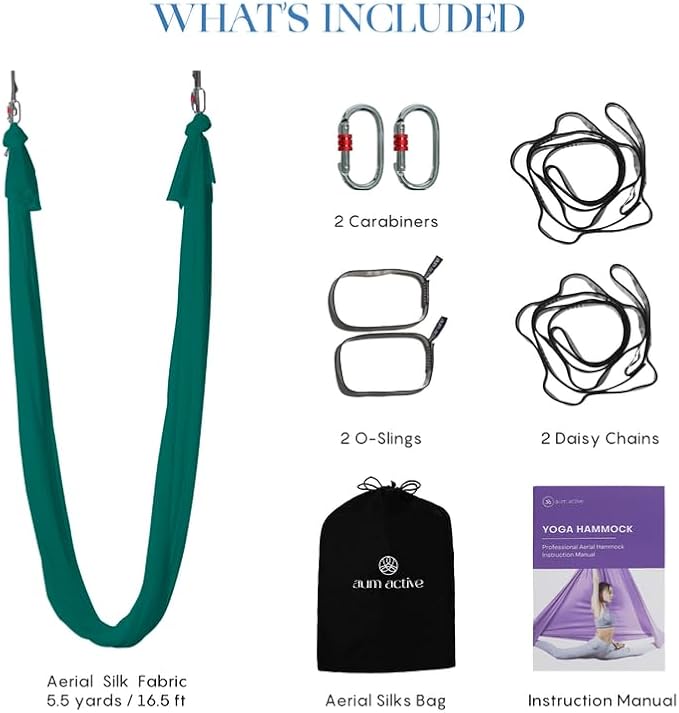 Aerial Silk Yoga Hammock & Swing - Image 2