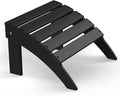 Briopaws Folding Adirondack Ottoman, 19.7W x 18.5L x 13H Inch, HDPE All Weather by BRIOPAWS