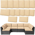 14Pcs Outdoor Cushion Covers Replacement Washable w/Zipper by Frxeyaliz