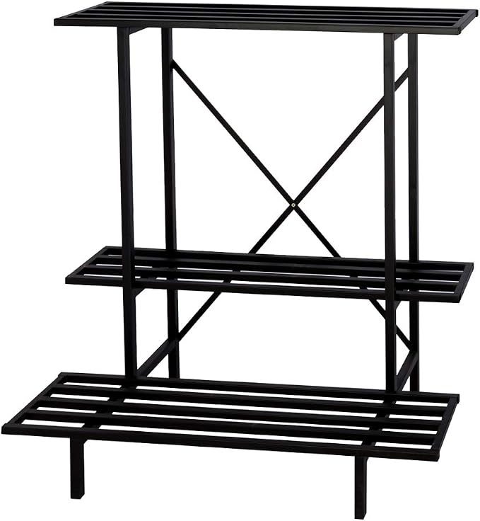 Zhongma 3 Tier Plant Stand Space-Saving Heavy Duty Plant Holder by Zhongma