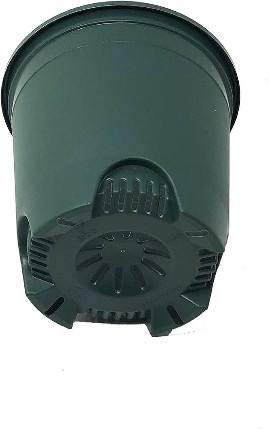 5.5 Inch Gardening Flower Pots 10-Pack Green Pot Liners 0.5 Gallon Nursery Pot - Image 2