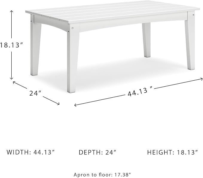 Signature Design by Ashley Hyland Wave Modern Weather Resistant HDPE Outdoor - Image 3