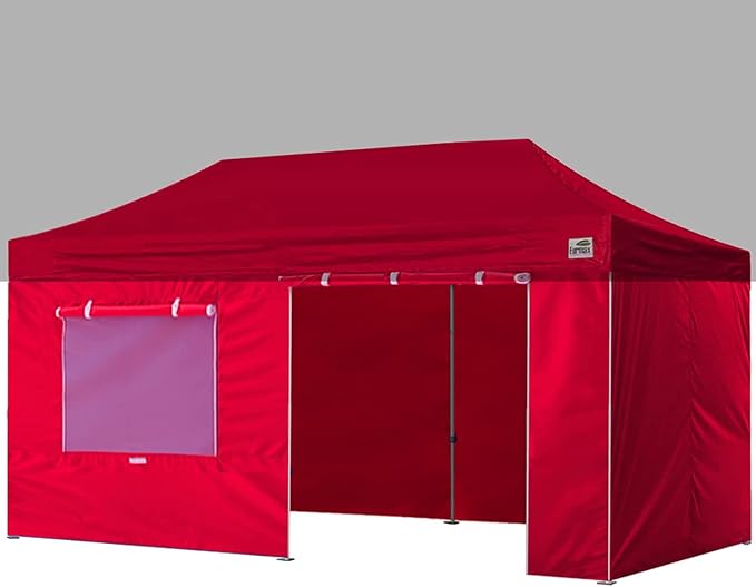 Eurmax USA Full Zippered Walls for 10 x 20 Easy Pop Up Canopy Tent, Enclosure by Eurmax